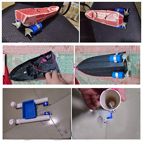 Parts & Accessories DIY Micro ROV Robot Jet Motor Engine 3-12V Underwater Thruster w 39mm Propeller for RC Ship Boat Submarine Modification Part - (Color: 1pair cw CCW) - Thumbnail 6