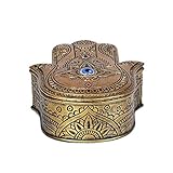 Pacific Giftware Hamsa Golden Box Home Decor
