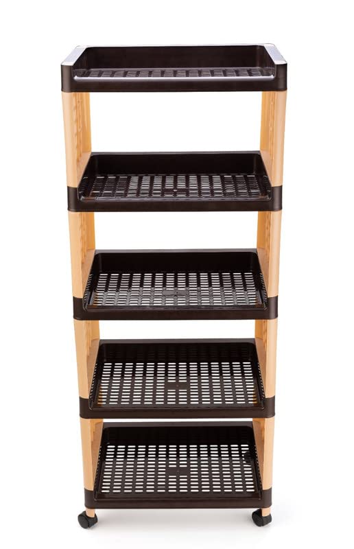 SORATH Rectangular 5 Layer MultiPurpose Kitchen Storage Basket Rack