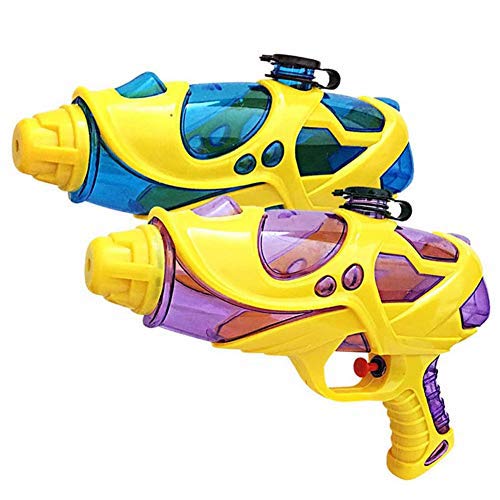 INTVN Water Pistol Toys 2PCS Water Squirt Gun for Water Super Water Pistol Soaker Blaster Water Fighting Toy for Kids Adults for Party,Beach,Outdoor, Pool Water Fun Toys 22cm