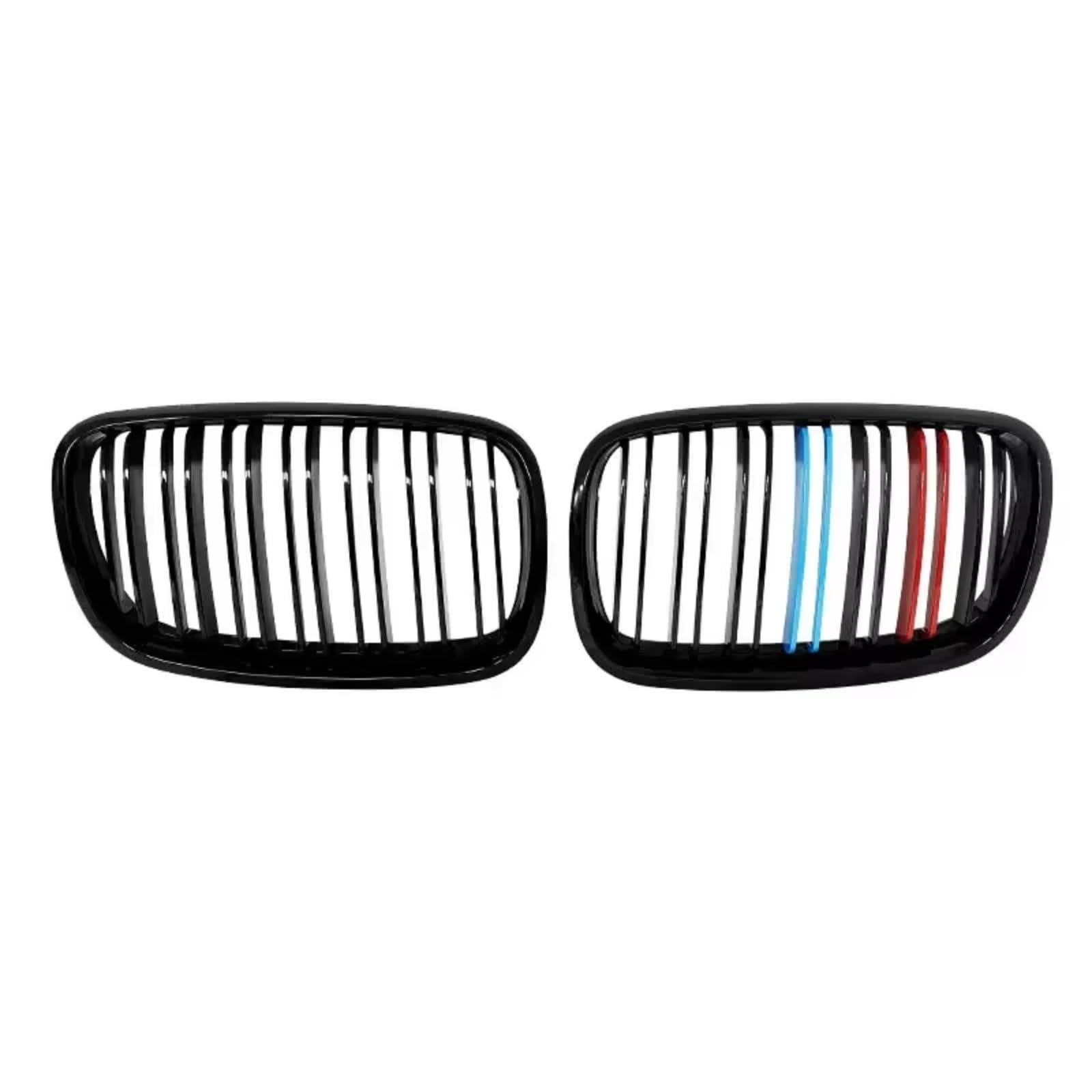 Rejilla de riñón con doble línea M Color para parachoques delantero de coche X5 y X6 4