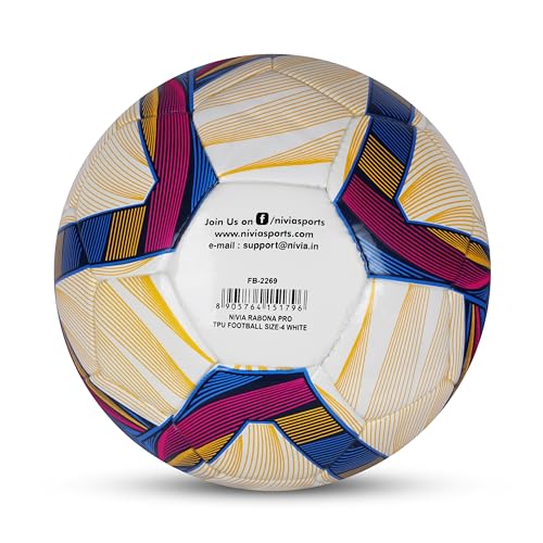 Image of Nivia Rabona TPU Football Size - 4 , Multicolor