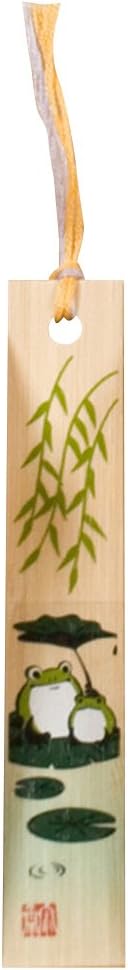 Yamasita Craft Bamboo Bookmark, Frog, Willow