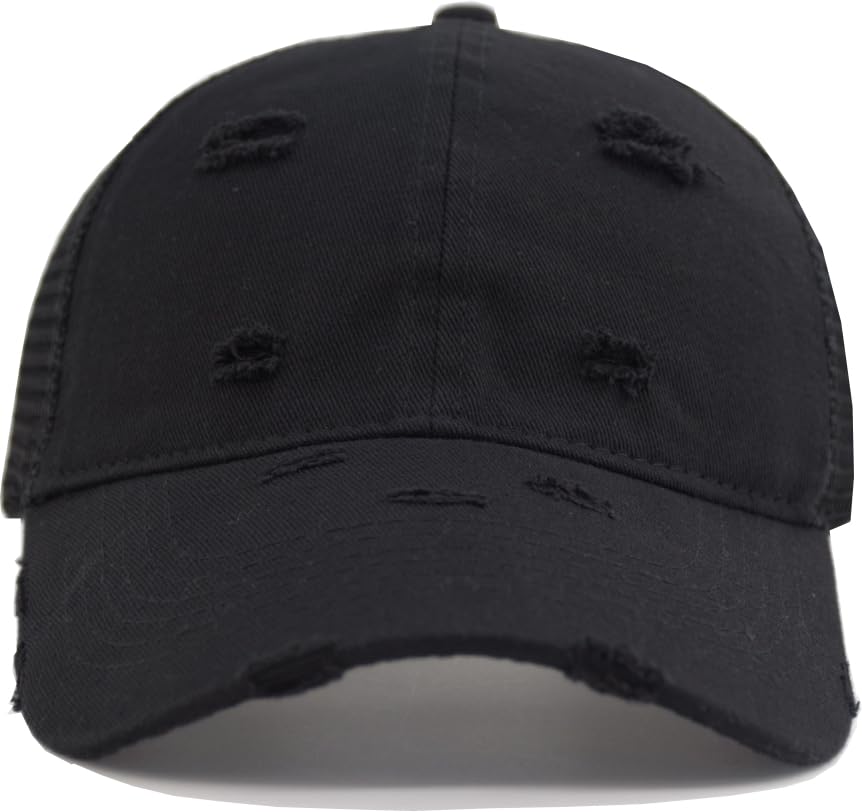 Image of TSSGBL Classic Plain Baseball Cap, Small /M-L /XL-3XL Big Head Fit, Unisex Adjustable Cotton Structured Golf Dad Hat