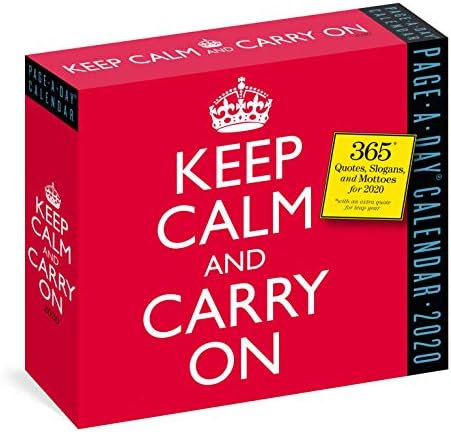 Keep Calm and Carry On Page-A-Day Calendar 2020