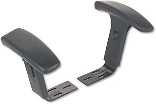 Alera IN49AKA10B Alera Height Adjustable T-Arms, Interval & Essentia Series Chairs/Stools, Black