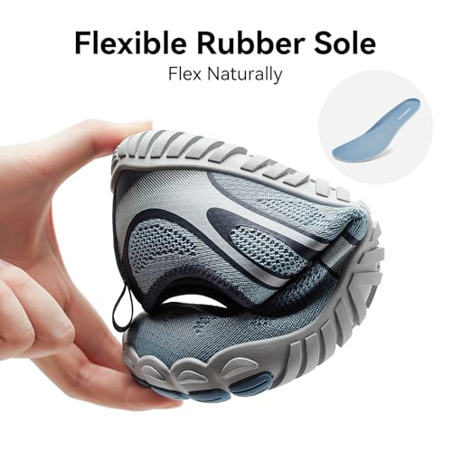 Image of HOBIBEAR Barefoot Shoes for Women Men Wide Toe Box Zero Drop Cross-Training Minimalist Unisex