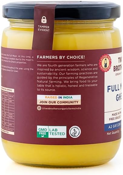 Single-Origin A2 Desi Cow Ghee (Glass Jar Bulk Pack) view 4