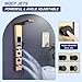 ROVATE LED Shower Panel Tower System with Shelf, Brushed Gold Rainfall Waterfall Shower Tower with 6 Angle Adjustable Body Jets, Self-Cleaning Handheld, Powerful Shower Column Stainless Steel