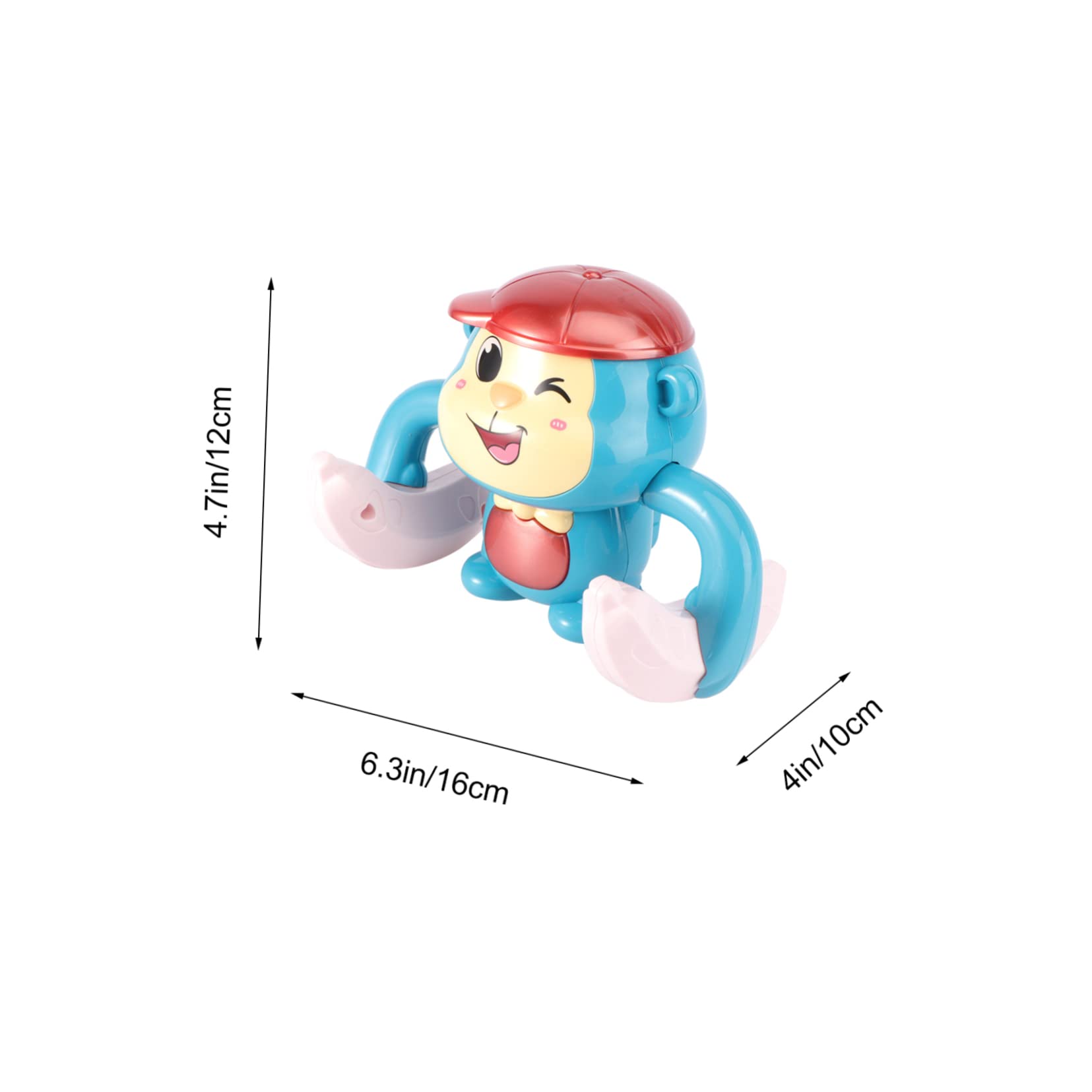 Hohopeti Electric Tumbling Monkey Toy Music Robotic Monkey for Boys and Girls Early Education Toy