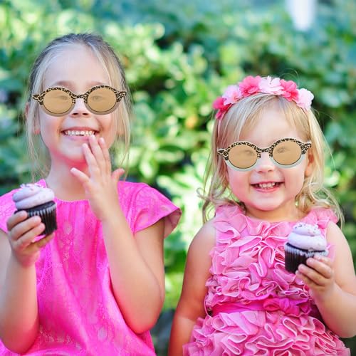 Whaline W13516 Sunglasses For Kids Round Leopard Print thumb #6