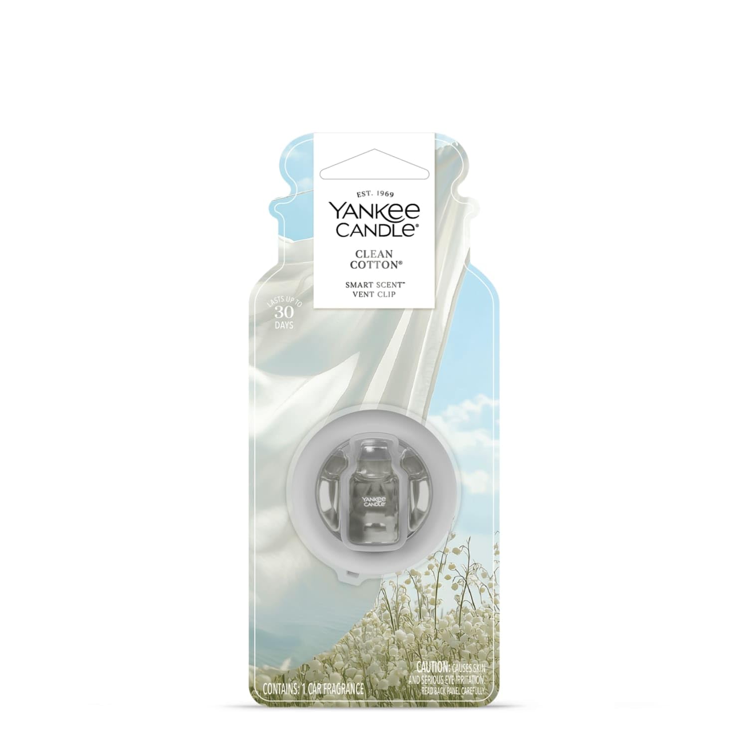 Yankee Candle Smart Scent Vent Clip, Clean Cotton