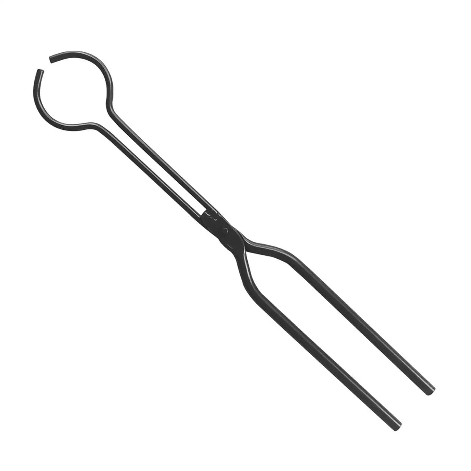 Pinzas De Crisol Pinzas For Crisol, Soporte For Horno, De Sujeción, Herramienta For Hacer Joyas, For Fundición, Abrazadera For, Refinación Oro, Fusión Plata para Material de Laboratorio(Round)