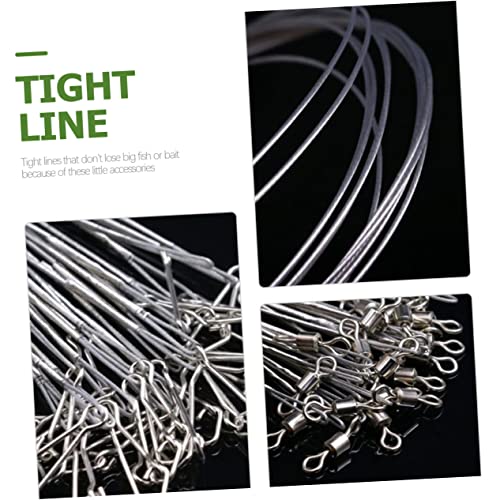 Totority 24 piezas giratorios para pesca alta resistencia miniatura 2