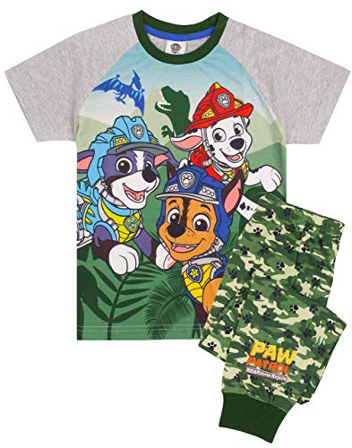 Paw Patrol Pajamas Boys Camo PJs T Shirt With Long OR Short Bottoms