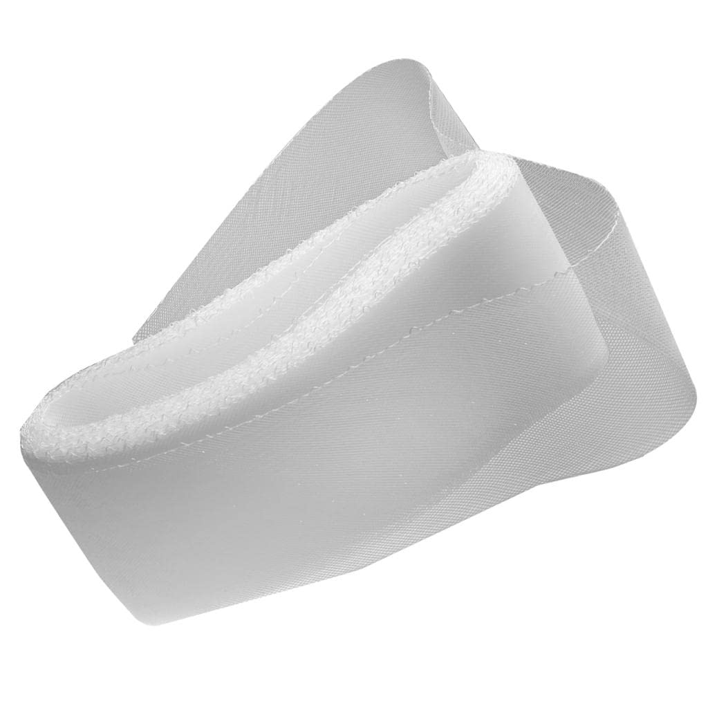 Set di 2 trecce in crine di cavallo in crine di crine di cavallo, per fascinator, modisteria, cappello, colore bianco