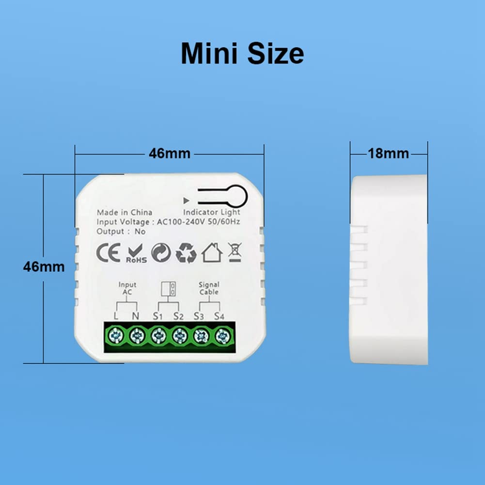 Tuya Smart ZigBee Garagentoröffner Controller PC Tuya Smart ZigBee mit App-Steuerung Sensor funktioniert mit Home EU Plug