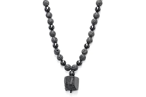Black Tourmaline Necklace for Men
