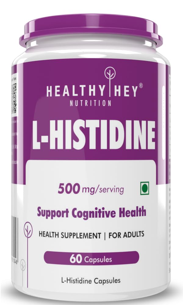 HealthyHey Nutrition L-Histidine 60 Capsules