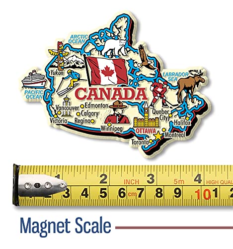 Classic Magnets INTL-110 Canada Jumbo Country Map Magnet thumb #1
