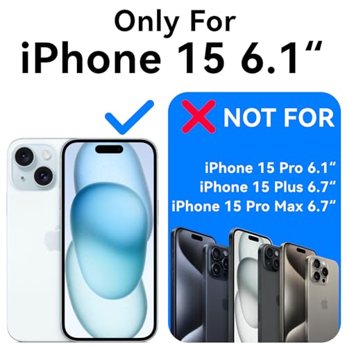 Clear Case for iPhone 15 Pro Max Phone Cases Not-Yellowing, with 2X Screen - Bild 35 von 77