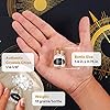 Set of 50 Crystals and Healing Stones | Healing Crystals in Spell Jars with Cork | Witchcraft Supplies | Real Crystal Kit with Crystal Grid #3