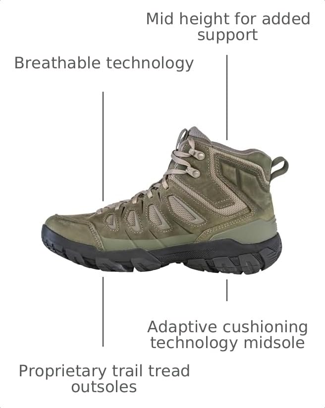 Image of Oboz Men's Sawtooth X Mid B-DRY Hiking Boot