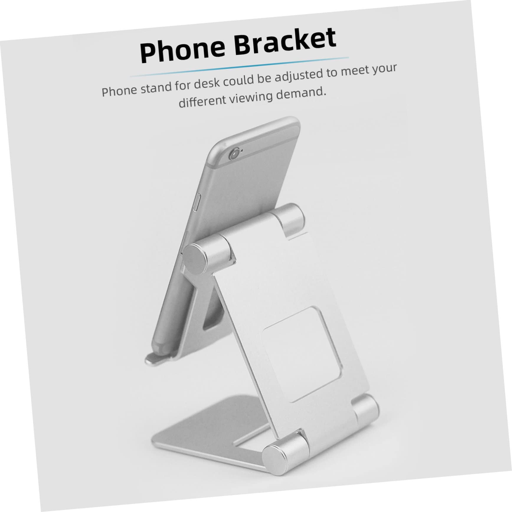 Hemobllo 3pezzi Supporto Regolabile Per Smartphone e Tablet Base Pesante Multi-angolo Per Scrivania e Videochiamate
