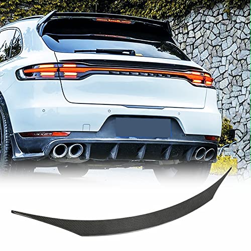 Real Carbon Fiber Rear Middle Spoiler for Porsche Macan Sport Utility 4-Door 2018-2023 Rear Middle Spoiler Wing Body Kits Factory Outlet