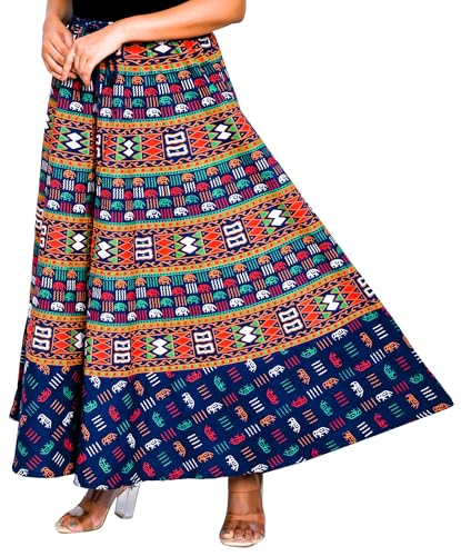 Image of Premium Cotton Skirt for Women with Pocket, Free Size