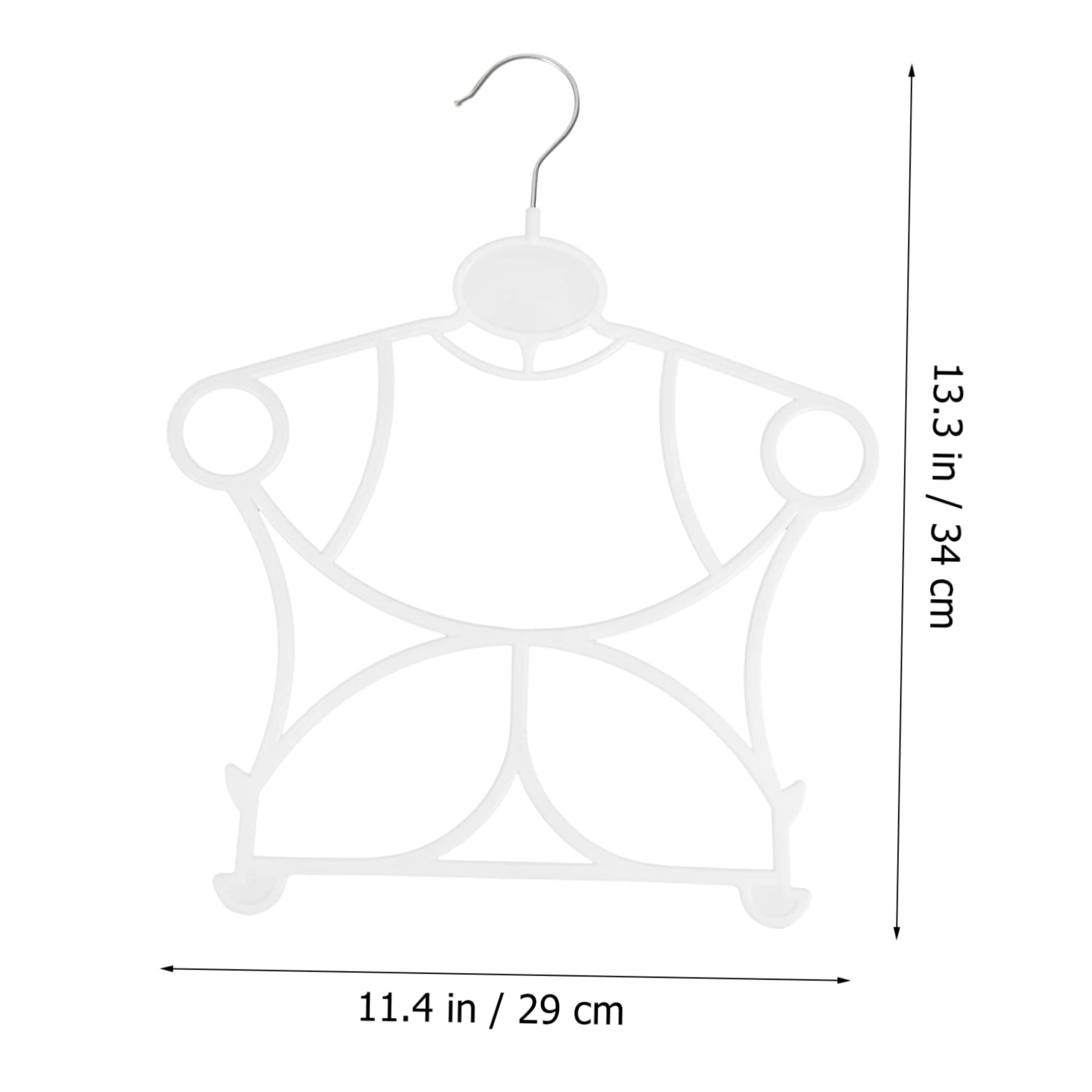 UKCOCO 40 Piezas Perchas Infantiles de Plástico Grueso para Ropa de Niña y de Espacio Resistentes y para Colgar Ropa y Vestidos Armarios y Tiendas