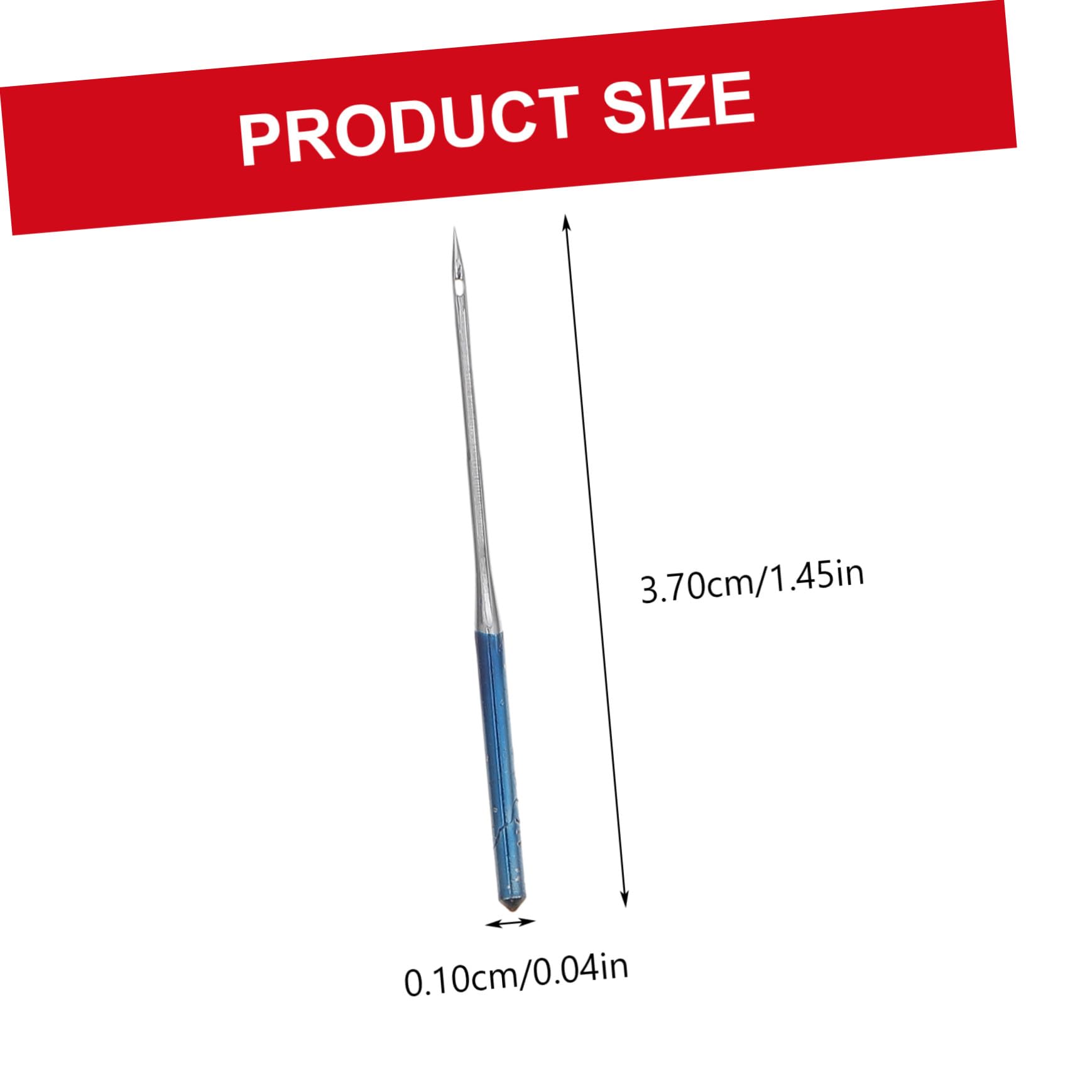 ORFOFE 50 Agujas de Coser Metálicas Aplicables para Máquina de Coser, Ligeras y Duraderas, Aptas para Seda y Jeans en Costura Doméstica