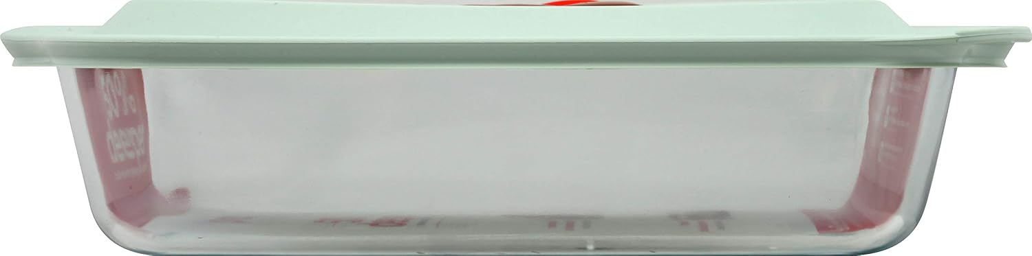 Pyrex CORINGWARE-PYREX DEEP 9"X13"BKR W/LID, Plain