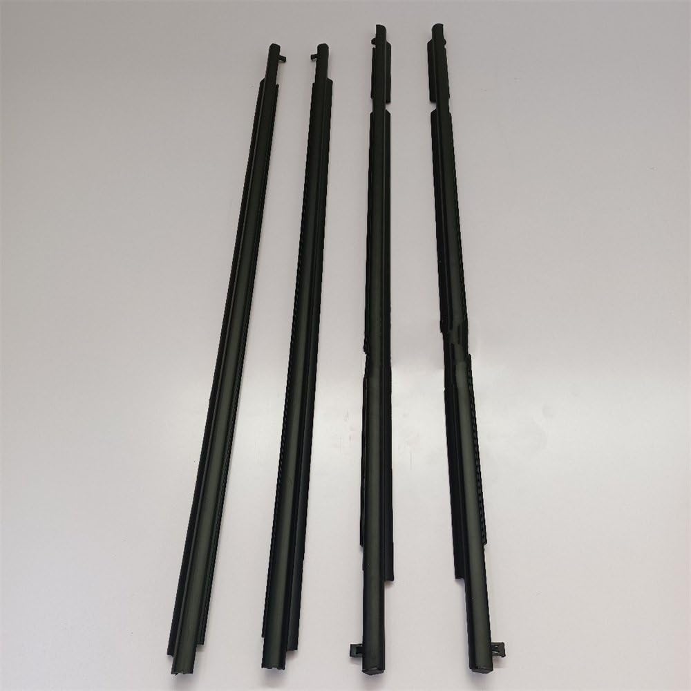 Guarnizione per portiera auto 4 Pezzi Di Guarnizione In Gomma Per Finestrini Esterni Per Toyota Per RAV4 Per RAV-4 2009-2012 75720-0R020 Striscia Protettiva In Vetro Striscia Protettiva Vetri Vetro