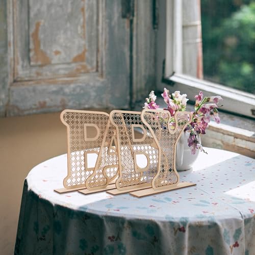 Figuras de madera decorativas para ordenar el cuarto infantil con estilo 5