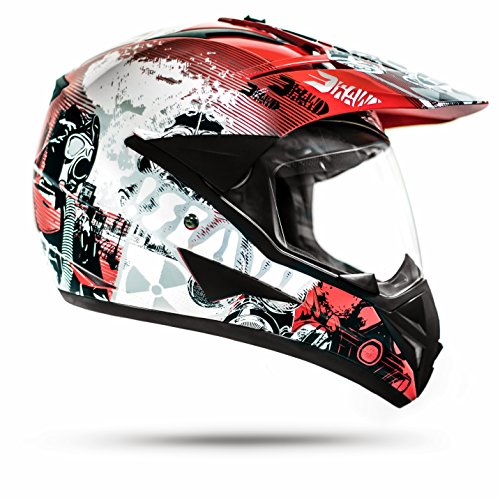 Crosshelm Ato-Helme ATO GS War Rot für Quad ATV Enduro