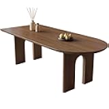 Solid Wood Multifunctional Tatami Coffee Table Living Room Coffee Table Creative Simplicity Coffee Table Half Oval Personalised Coffee Table high Load-Bearing Capacity Sturdy and Durable