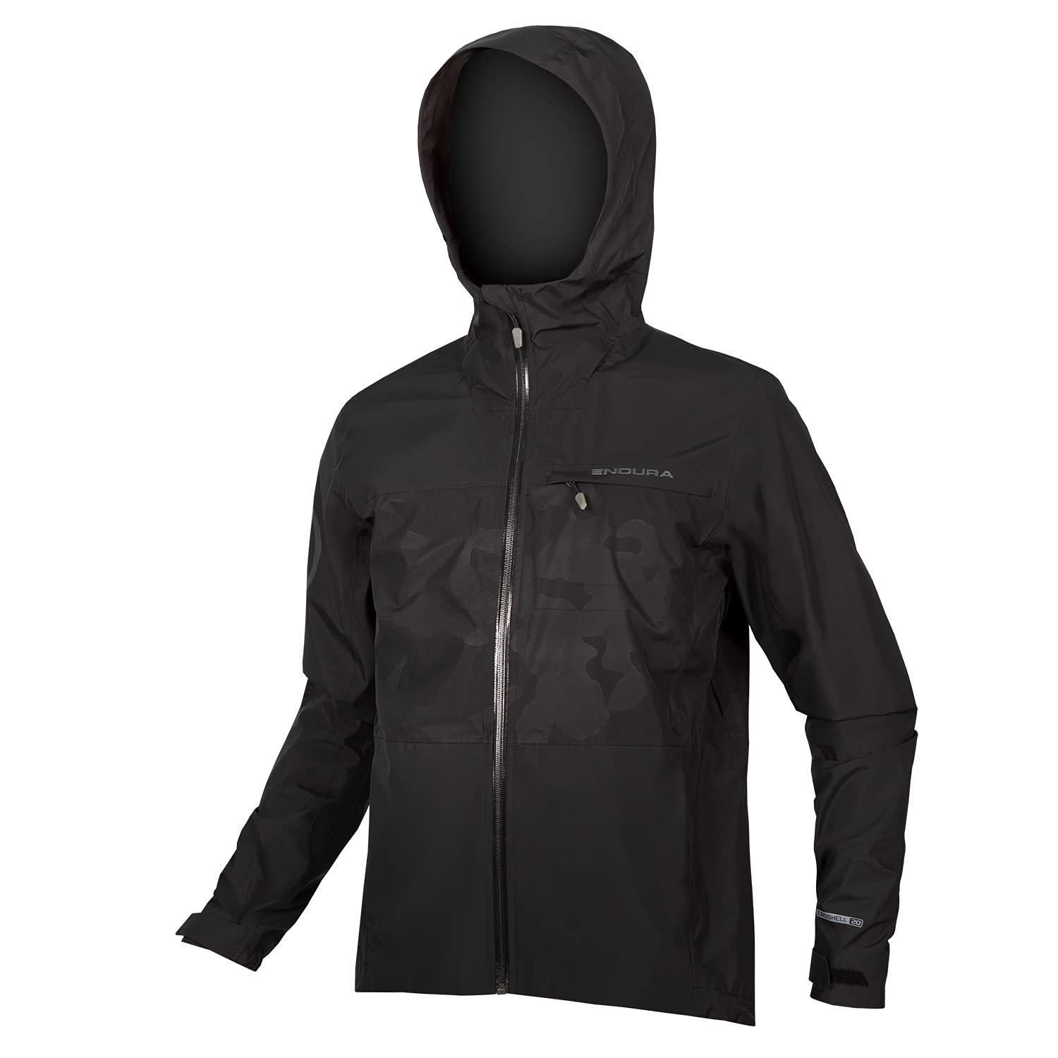 Endura Mens SingleTrack Mountain Cycling Jacket Waterproof - Black, 3X-Large