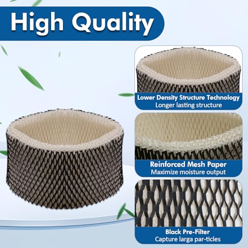 image for Yonice HWF62 Humidifier Filter A Compatible for Holmes Sunbeam Humidif