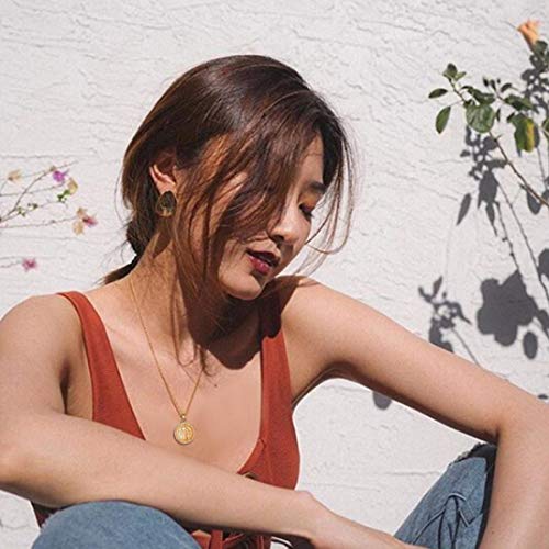 U7 Saint Benedict Necklace Protection Jewelry Religious Gift 18K Gold Plated Chain Christian Sacramental Medal Pendant Coin Necklace For Men Women #TOP2