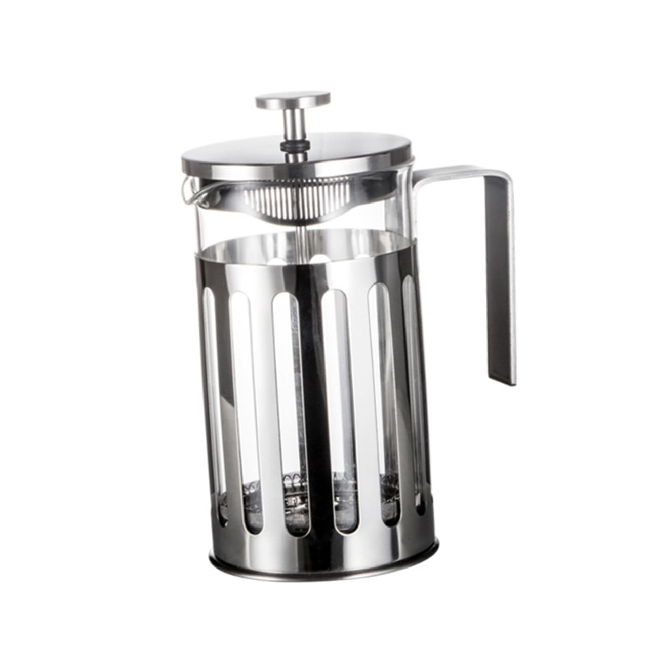 HOLIDYOYO 304 Stainless Steel Coffee Pot Pressure Coffee Pot Insulated Coffee Pot Double Walled Coffee High Borosilicate Teapot Filter Teapot Explosion-proof Kettle