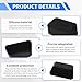 FOCMKEAS 10 Pcs VGA/DB9 Plug Protective Pcs Anti-Dust Protector Caps, Plug Protector Caps for VGA/DB9 Female Ports and Computers Black Silica Gel