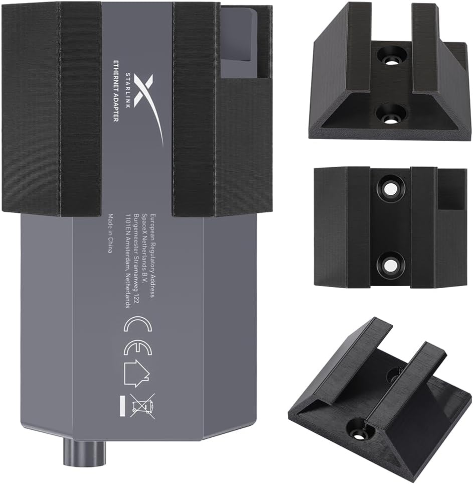 Fanrte for Starlink Router Adapter Wall Mounting,Wall Brackets Mounting Kit for