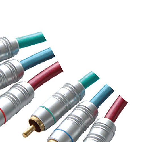 Image of MX RCA Cable 2RCA to 2RCA Stereo Audio Cable Gold Plated Adapter Dual Shielded for Home Theater Amplifier Hi-Fi System Car Sound Speaker PARENT (3 rca male to male (RGB), 3 METER)