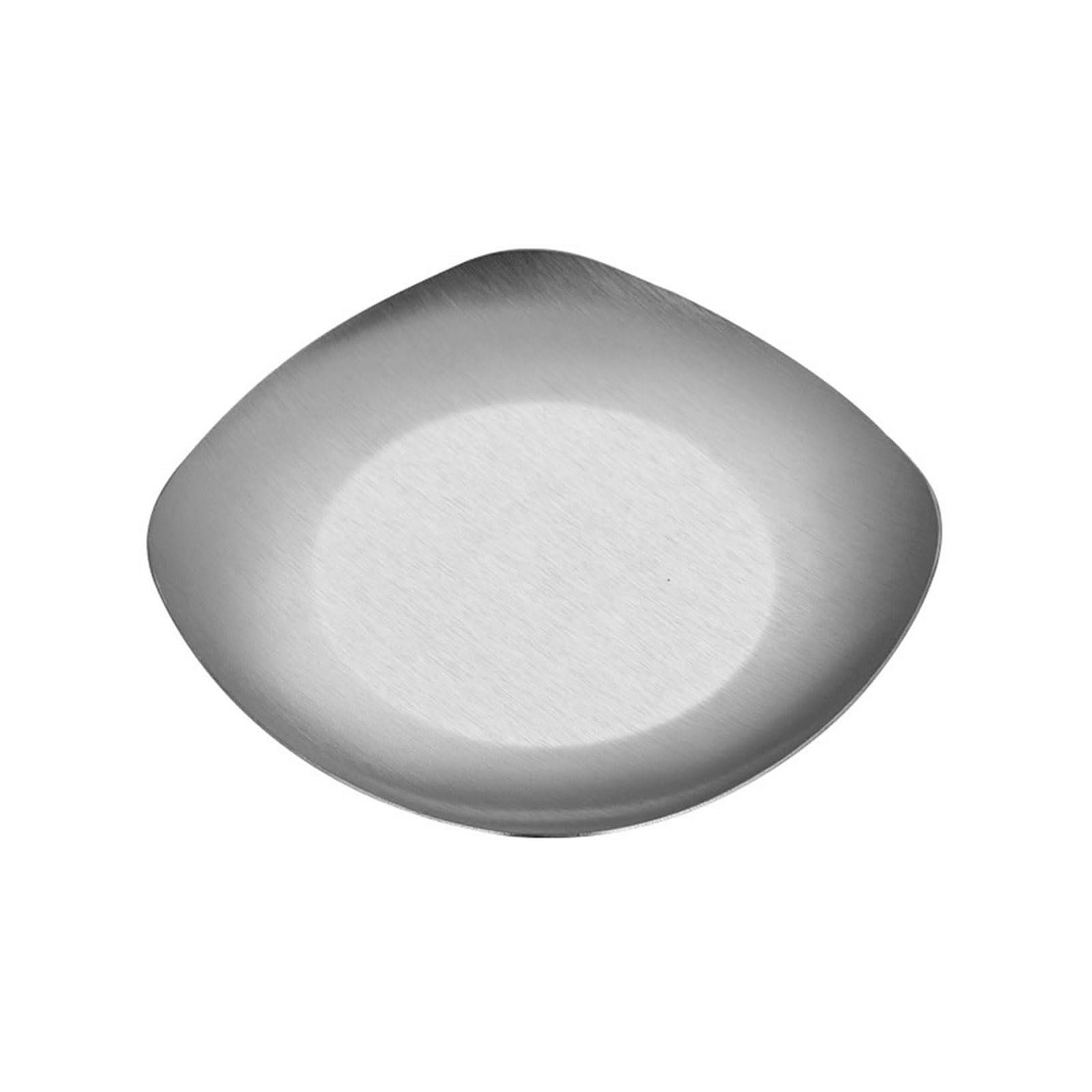 Buxuaaaa 304 Stainless Steel Sauce Dipping Bowl Metal Condiment Korean Tableware for Restaurant Family Meal Preparation Condiment