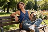 Leversic Letni tank top damski bez rękawów dekolt w serek klasyczny fajny miękki top wygodny top na wyjścia i do domu S-XXL, 244-ciemnoniebieski, XL