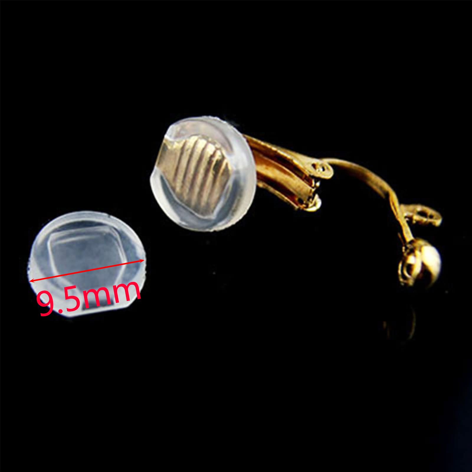 100 Cuscinetti In Silicone Per Orecchini - Antidolorifici E Comfortevoli - Foto 2