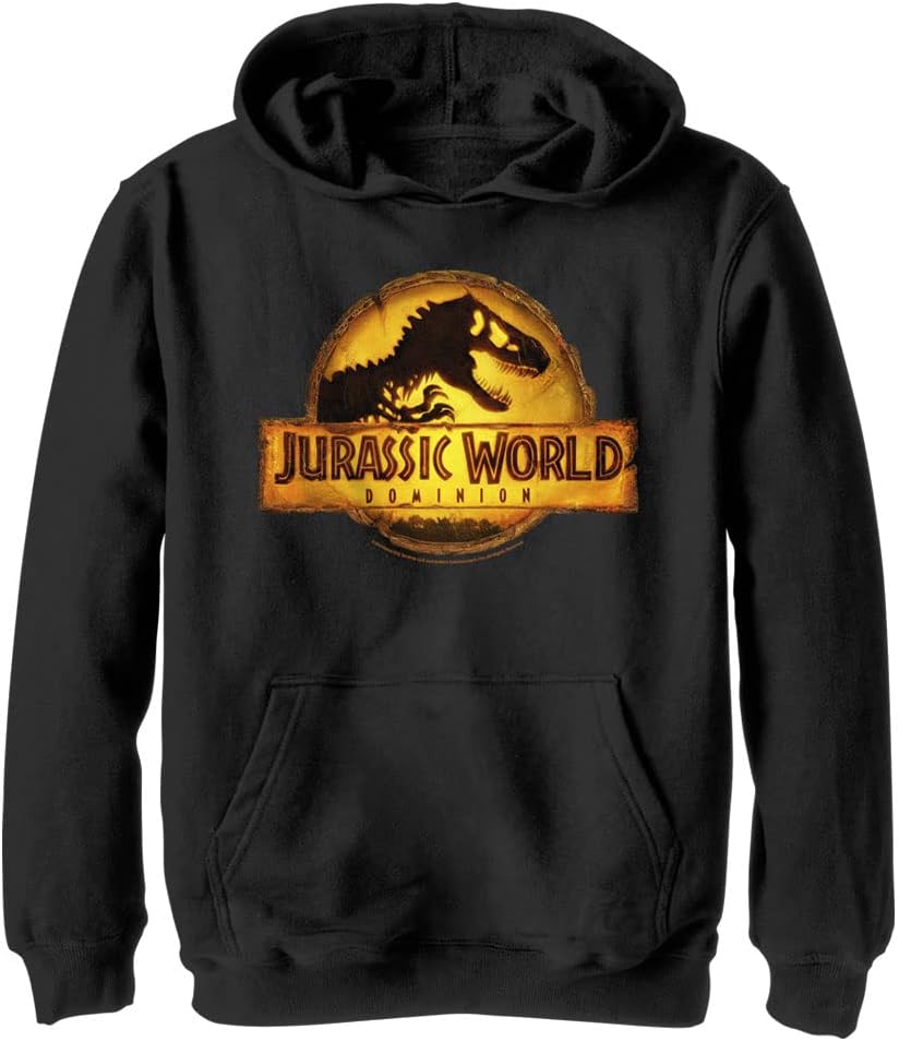 Jurassic World Dominion JW Dominion Logo Youth Pullover Hoodie
