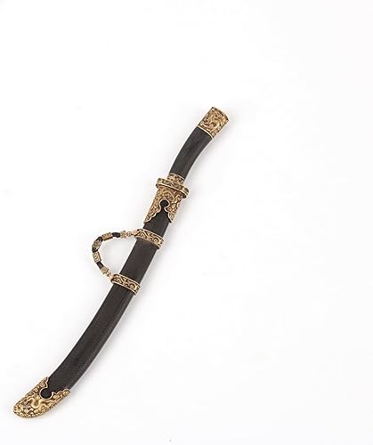 Espada antigua china hecha a mano en miniatura 1:6, 6.35 pulgadas, cuchillo estilo Ming, espada katana, grado coleccionable