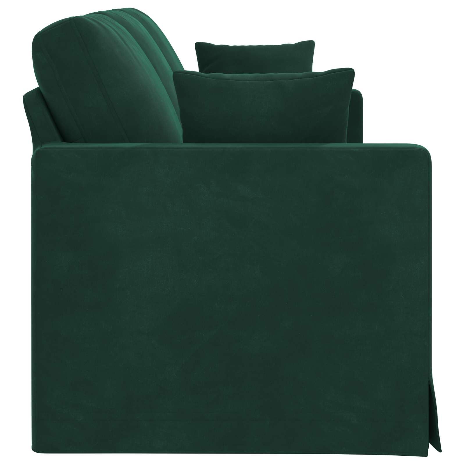 vidaXL Sofá Verde Oscuro 198 x 78 x 80 cm Terciopelo